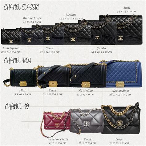 chanel fall 2019 handbags|chanel bag size chart.